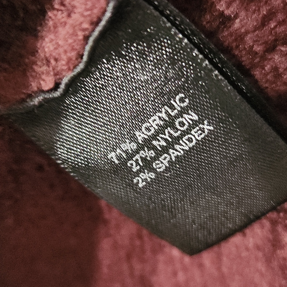 Tahari Deep Burgundy V-Neck Sweater - Picture 7 of 7
